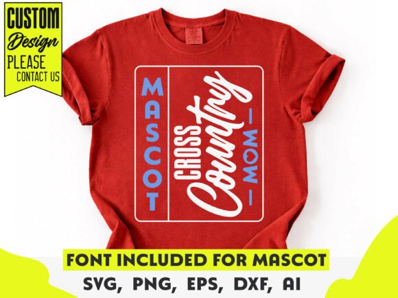 Cross Country Mom Team SVG Template