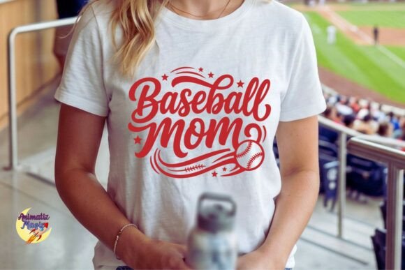 Elegant Sports Mom Design SVG