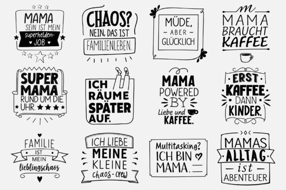 German Mom Life SVG Bundle