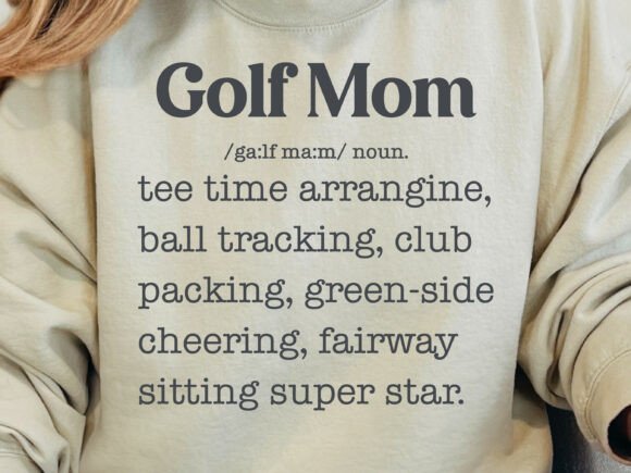 Golf Mom Definition SVG, Golf Mom Shirt
