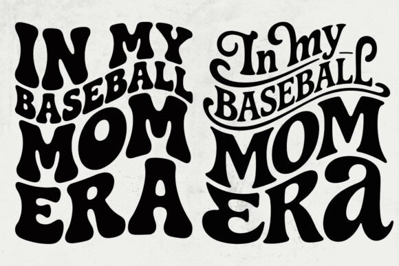 In My Baseball Mom Era SVG, Baseball PNG