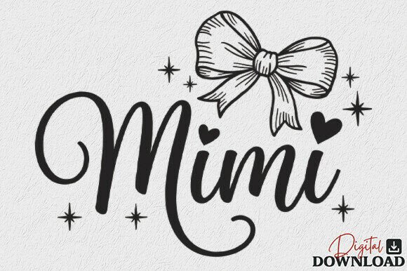 Mimi Coquette SVG Mom Mama Mother’s Day