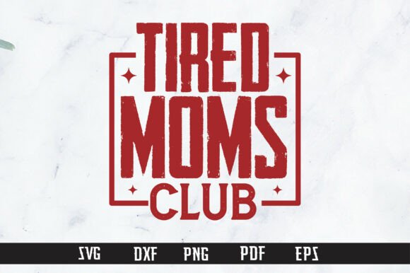 Trendy Retro Mom PNG SVG